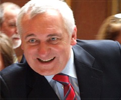An Taoiseach Bertie Ahern during his last trip to Inishowen in March 2007.