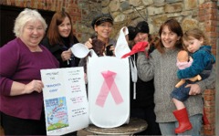 The launch of the 'Inishowen Chain' to raise breast cancer awareness.