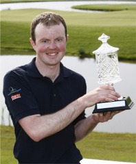 Brian McElhinney who won the Sureshot Classic PGA EuroPro Tour.
