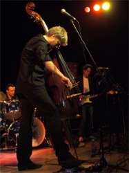 Kyle Eastwood in action in Derry.