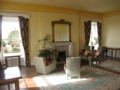 Inside the elegant Manor House.