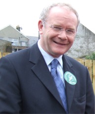 Deputy First Minister, Martin McGuinness.