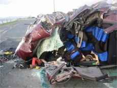 Road safety seminar aims to prevent scenes like this.