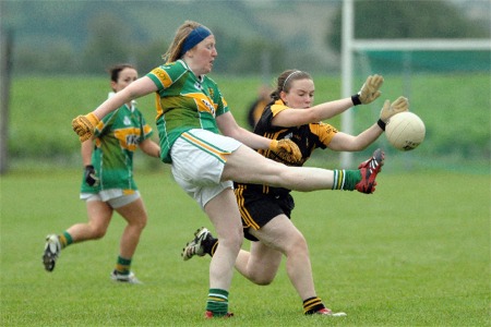 Emer Lafferty in action for Malin