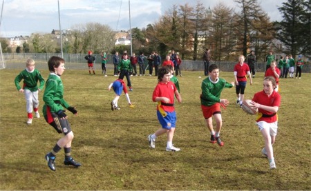 Action from the recent Inishowen TAG Rugby Festival