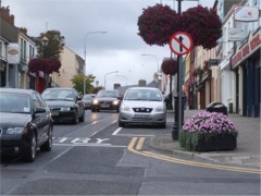 Ten more Buncrana routes are going one-way like Lower Main Street, pictured.