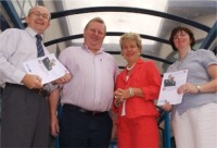 Pictured at the launch of the 2008 Donegal Enterprise Awards, from left to right, Michael Tunney, chief executive, Donegal County Enterprise Board, 2007 winners Pat and Joan Lafferty, Multicrete Precast Concrete Ltd and Ursula Donnelly, assistant chief executive, Donegal County Enterprise Board.