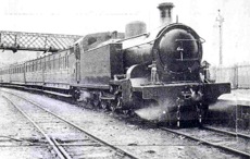 A Swilly steam train on the Inishowen line.