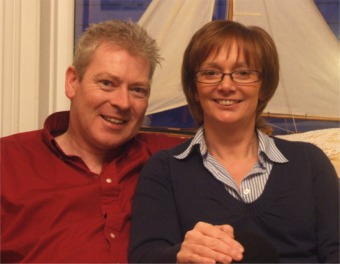 Richard Crowley and his wife Mary relax at their Aileach Road home in Buncrana.