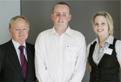 Kevin Kelly in Brussels with Jim Higgins MEP & Marie McDonald