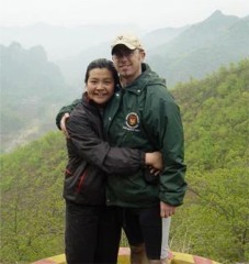 Vivan and Raymond Mackey pictured in China.