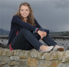 Carn student Grinne Byrne who appeared in RTE's 'My Generation'.