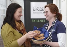 Donna McFadden pictured with Janine Strong of Inishowen Home Baking, Malin.