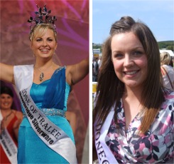 Rose of Tralee winner, Aoife Kelly and Donegal Rose, Fiona Doherty.