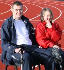 Stephen McCallion from Malin and Killybegs woman Stephanie Moore will be the public face of next year's Special Olympics regional games in Letterkenny.