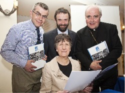 Pictured at the launch of RENEW earlier this year are Patrick McCrystal, Human Life International; Donal O'Sullivan Latchford, Family and Media Association; Dr Seamus Hegarty, Bishop of Derry and Mary Doherty, RENEW founder.