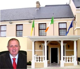North East Inishowen Tourism Company chairman, Leo McCauley welcomes that it is business as usual at the Caiseal Mara Hotel, Moville.
