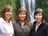 From left, sisters Aileen McCallan, Deirdre Nugent and Jacinta McAllinden.